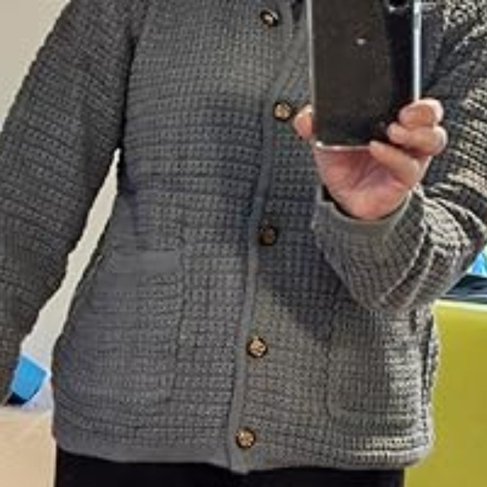 Womens 2023 Cardigan Sweaters Fall Open Front Button Down Long Sleeve Pockets Ca